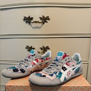 Asics Onitsuka Tiger Floral Athletic Shoes